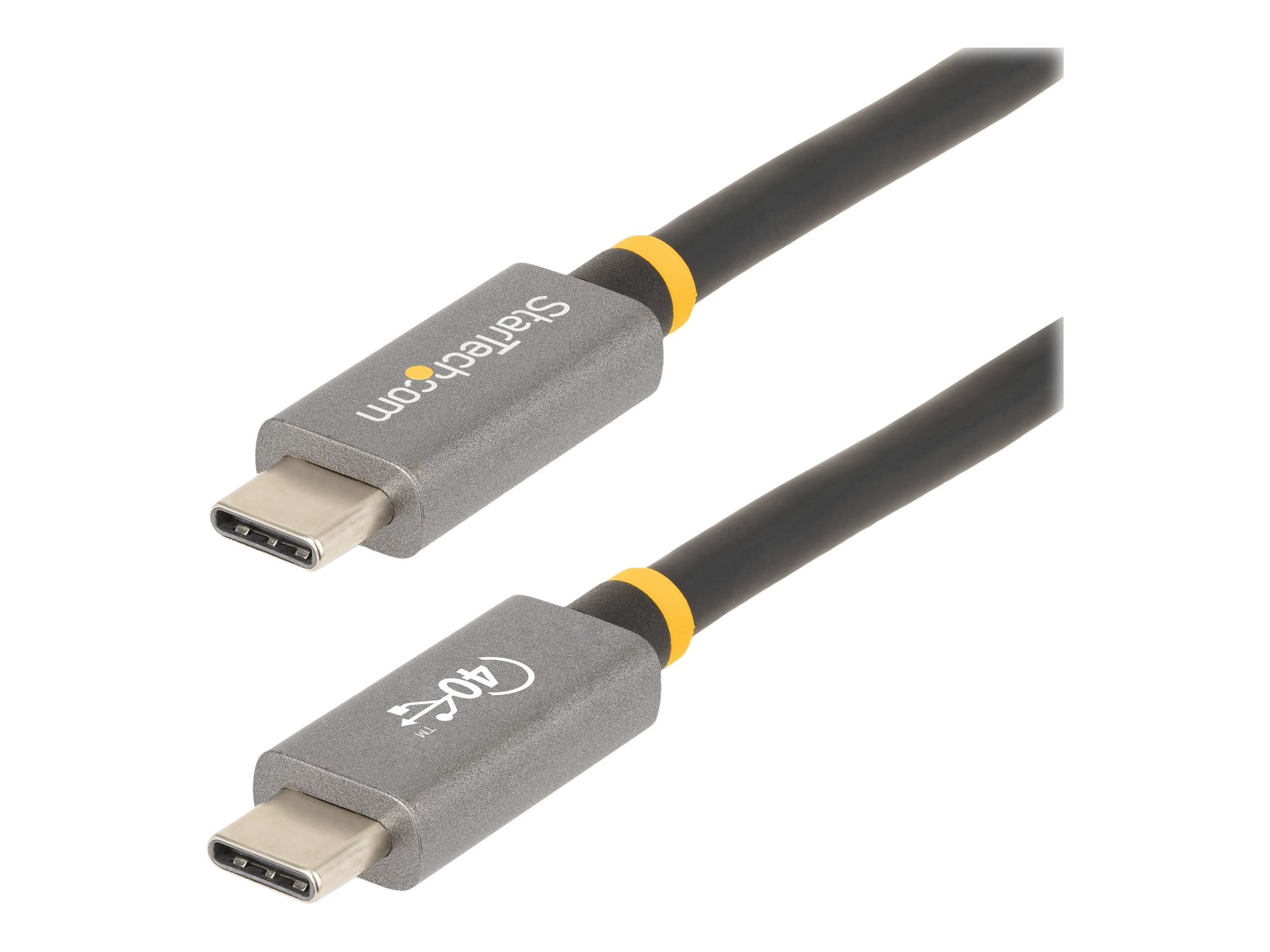 StarTech.com 1 m USB4 Kabel, USB-IF zertifiziertes USB C Kabel, 40Gbit/s - USB-Kabel - USB-C (M)