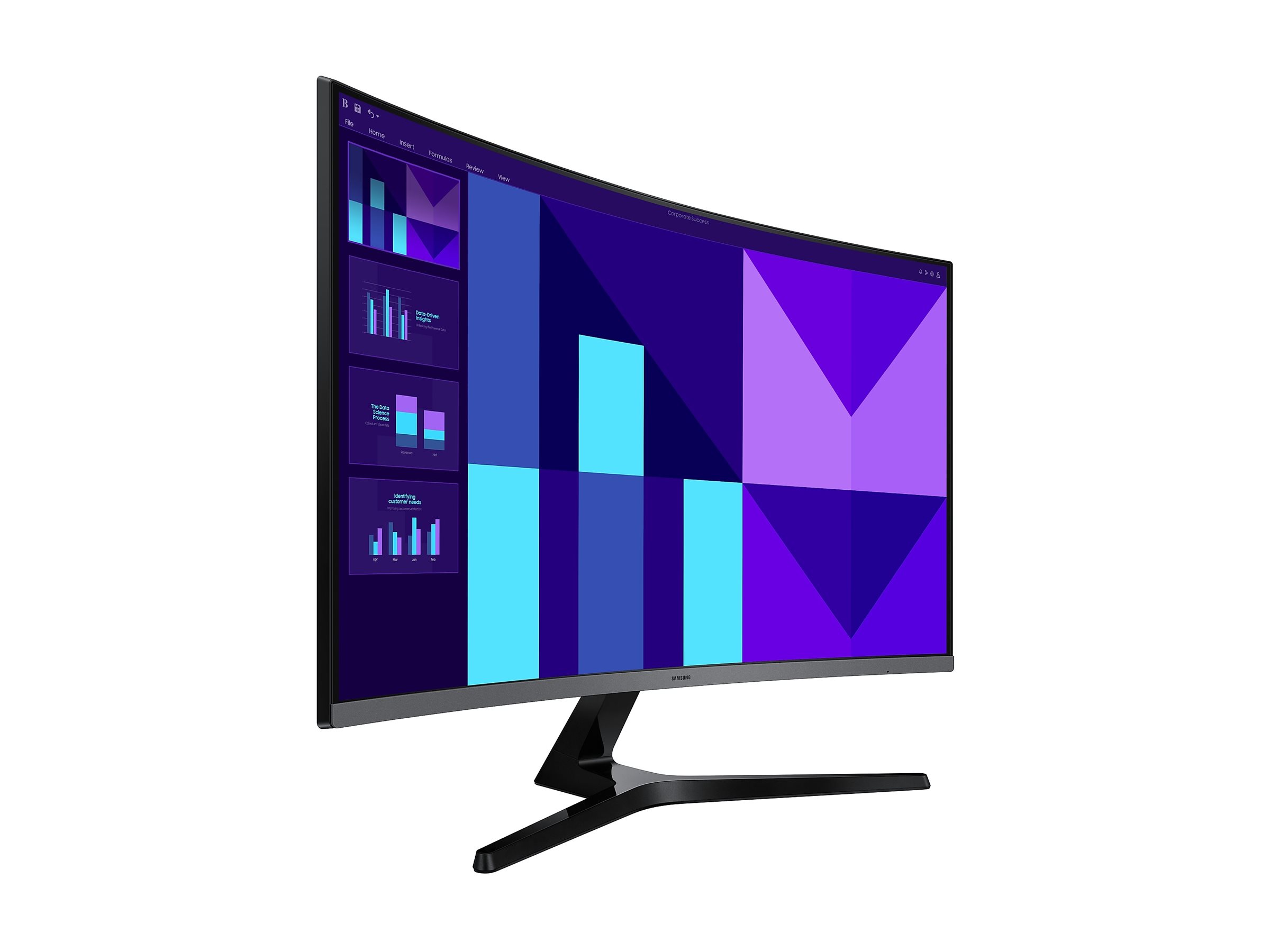 Samsung Essential S3 S32D390GAU - S39GD Series - LED-Monitor - gebogen - 81.3 cm (32")