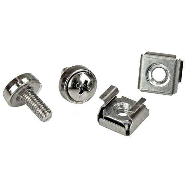 StarTech.com M5-Montageschrauben und Käfigmuttern für Serverschrank / Rack - 100 St. - Schrauben für Rack (Packung mit 100)