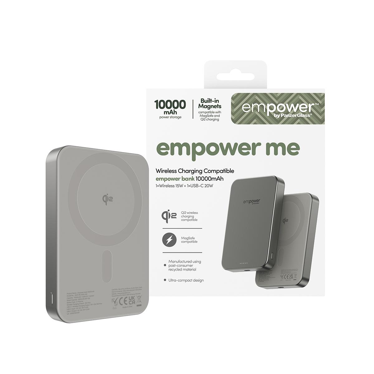PanzerGlass empower by PanzerGlass - Powerbank - 10000 mAh (USB-C)