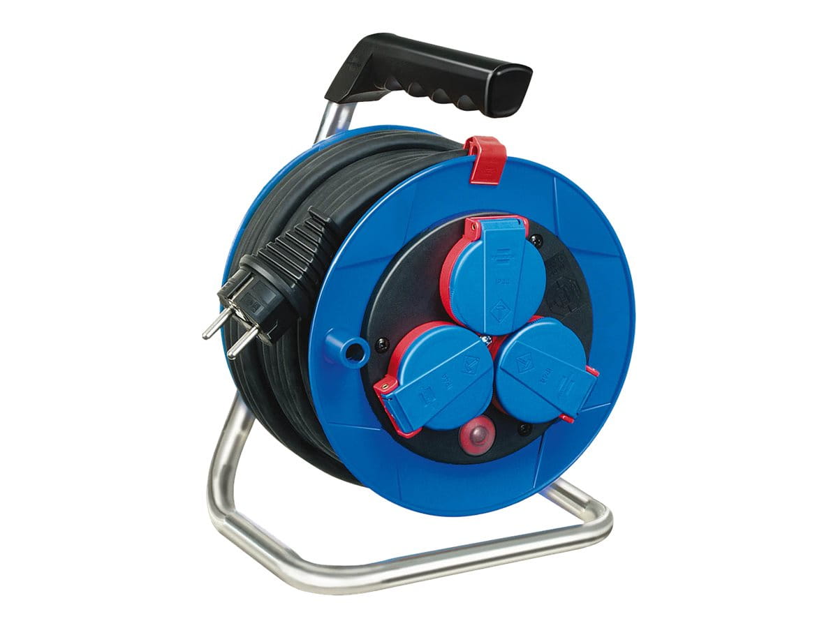 Brennenstuhl Garant Compact cable reel H05RR-F 3G1,5 - Verlängerungsrolle - Eingabe, Eingang Stromversorgung - Ausgangsanschlüsse: 3 (Stromversorgung)
