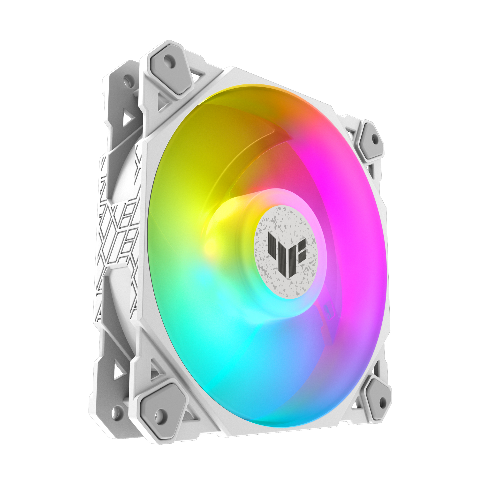 ASUS TUF Gaming TF120 ARGB - White Edition - Gehäuselüfter - 120 mm - weiß (Packung mit 3)