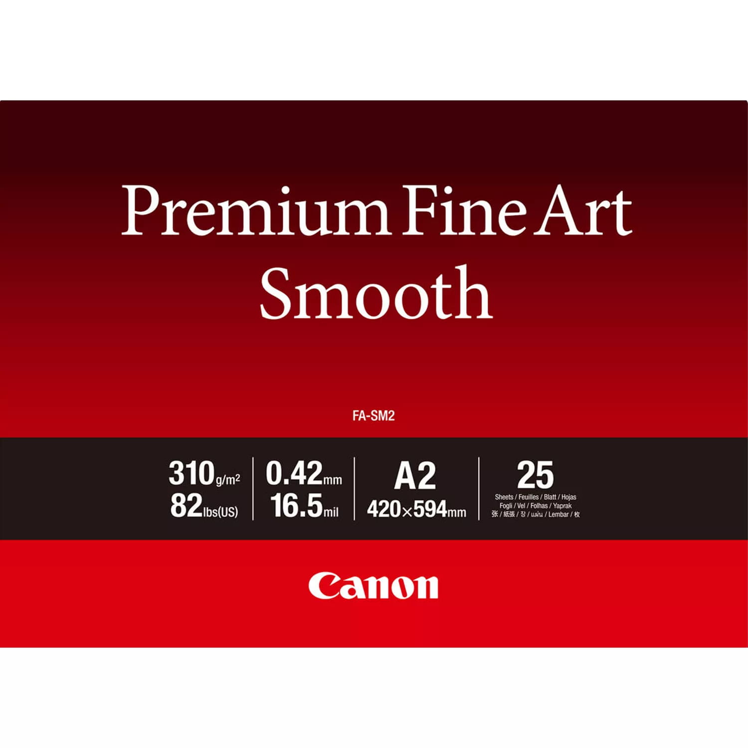 Canon Premium Fine Art FA-SM2 - Seidig - 16,5 mil - A2 (420 x 594 mm)