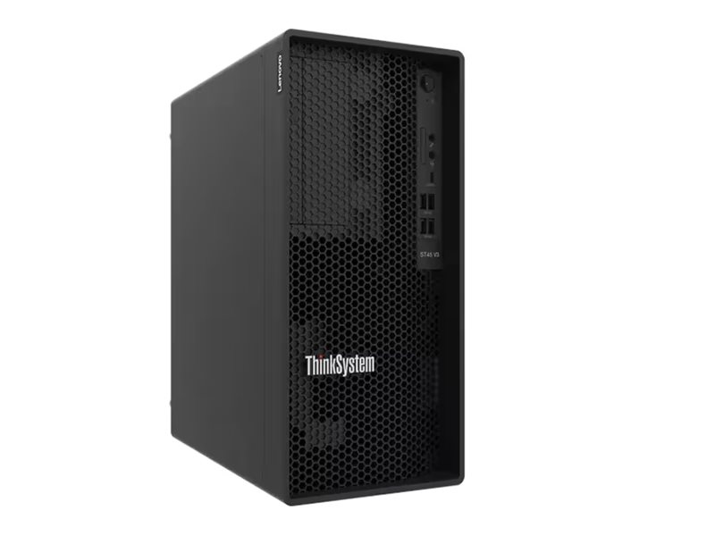 Lenovo ThinkSystem ST45 V3 7DH5 - Server - Tower - 1-Weg - 1 x EPYC 4124P / 3.8 GHz - RAM 16 GB - nicht Hot-Swap-fähig 8.9 cm (3.5")