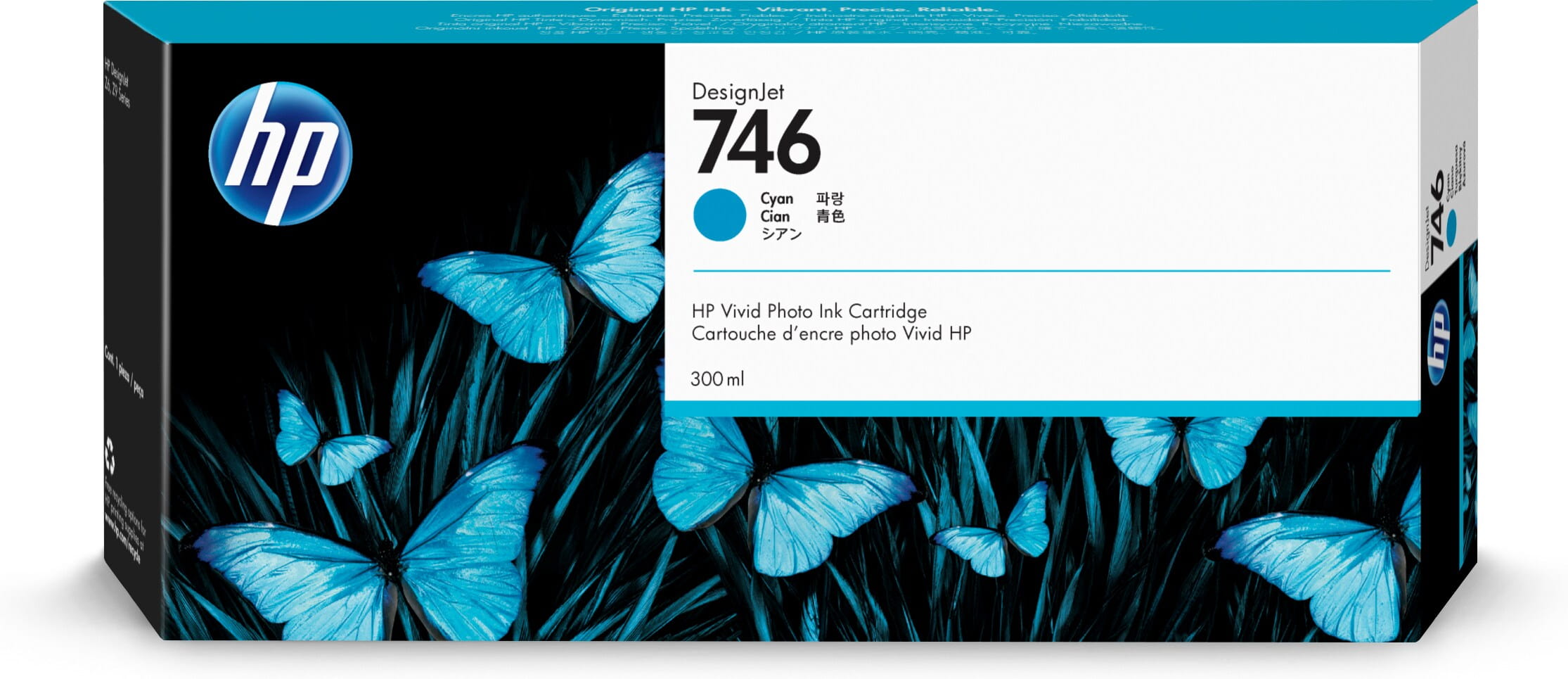 HP 746 - 300 ml - Cyan - original - DesignJet