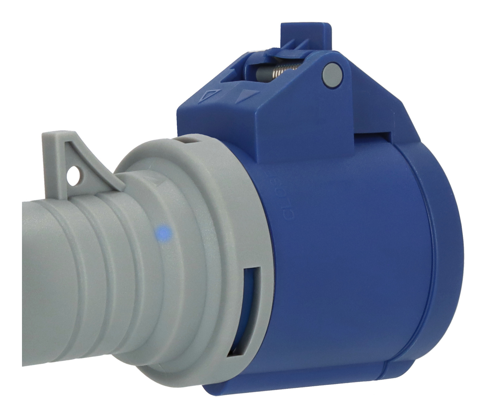Brennenstuhl 1081020100, 230 V, 16 A, Blau, Grau, Kunststoff, 53 mm, 145 mm