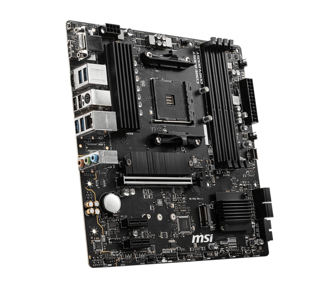 MSI B550M PRO-VDH - Motherboard - micro ATX - Socket AM4 - AMD B550 Chipsatz - USB-C Gen1, USB 3.2 Gen 1 - Gigabit LAN - Onboard-Grafik (CPU erforderlich)