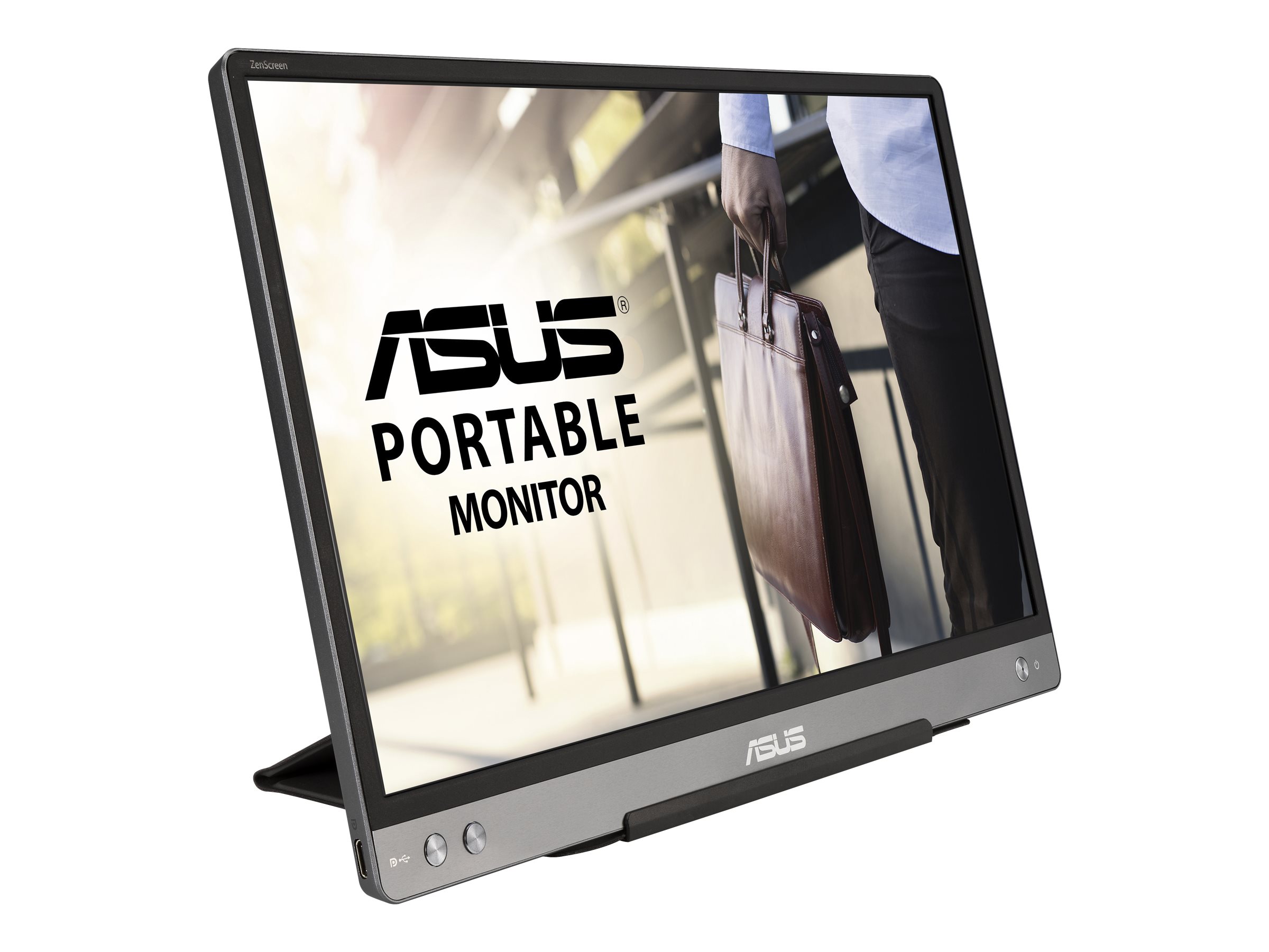 ASUS MB14AC, 35,6 cm (14"), 1920 x 1080 Pixel, Full HD, 5 ms, Grau