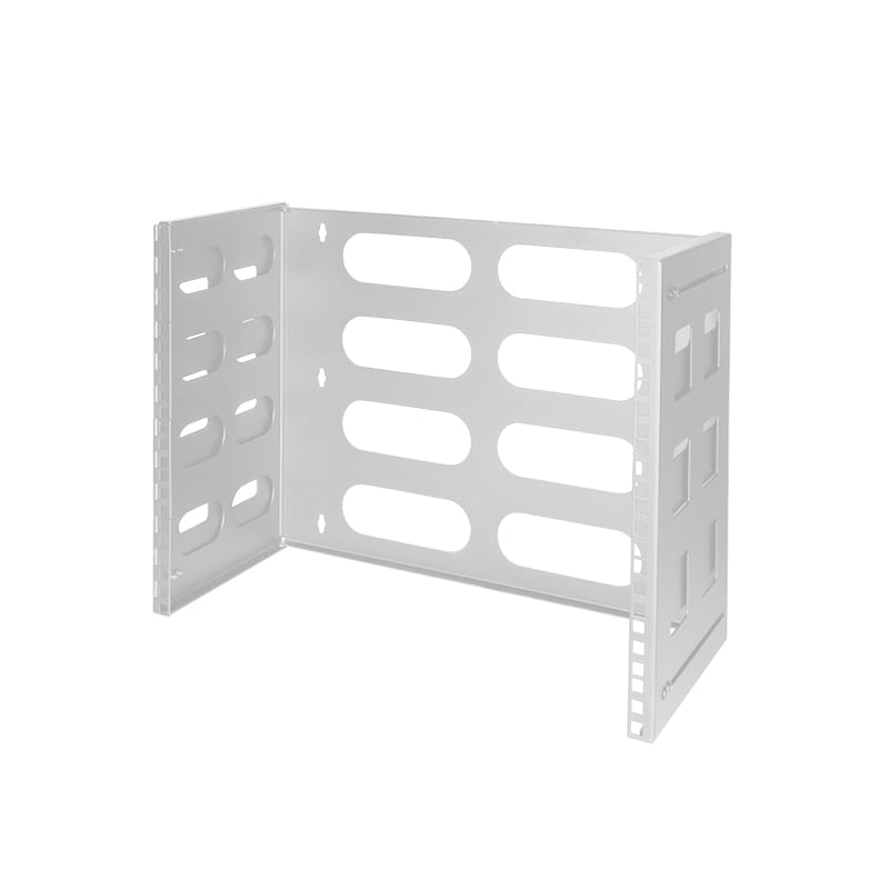LogiLink Rack Bracket - geeignet für Wandmontage - Hellgrau, RAL 7035 - 8U - 48.3 cm (19")