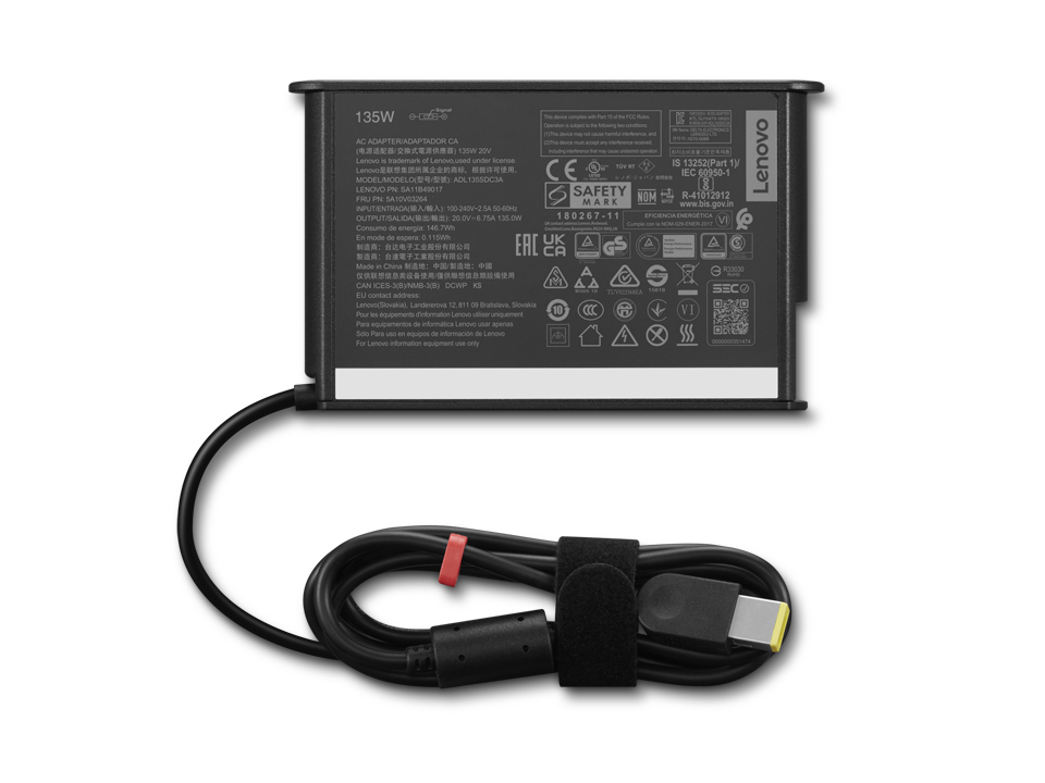 Lenovo Netzteil - Wechselstrom 100-240 V - 135 Wh