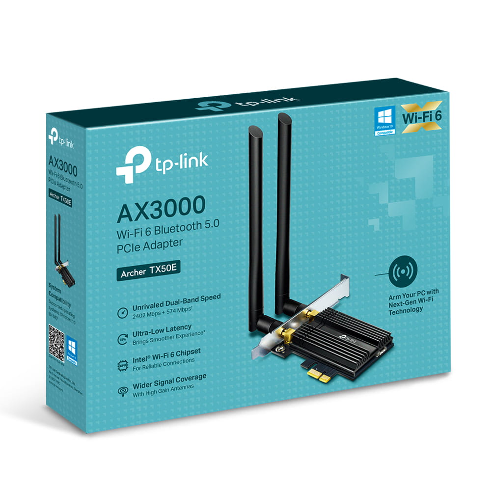 TP-LINK Archer TX50E - Netzwerkadapter - PCI