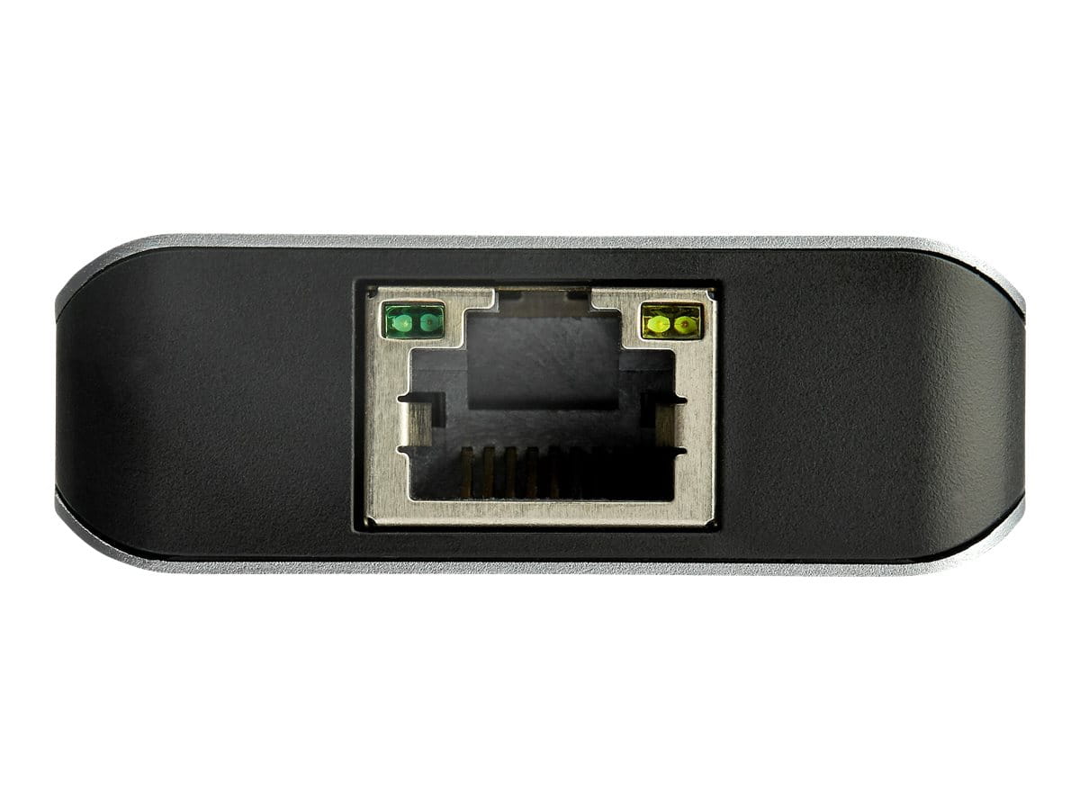 StarTech.com HB31C2A1CGB 3-Port-USB-C-Hub (mit LAN-Anschluss , 10 Gbit/s, 2x USB-A und 1x USB-C, 25 cm Hostkabel)