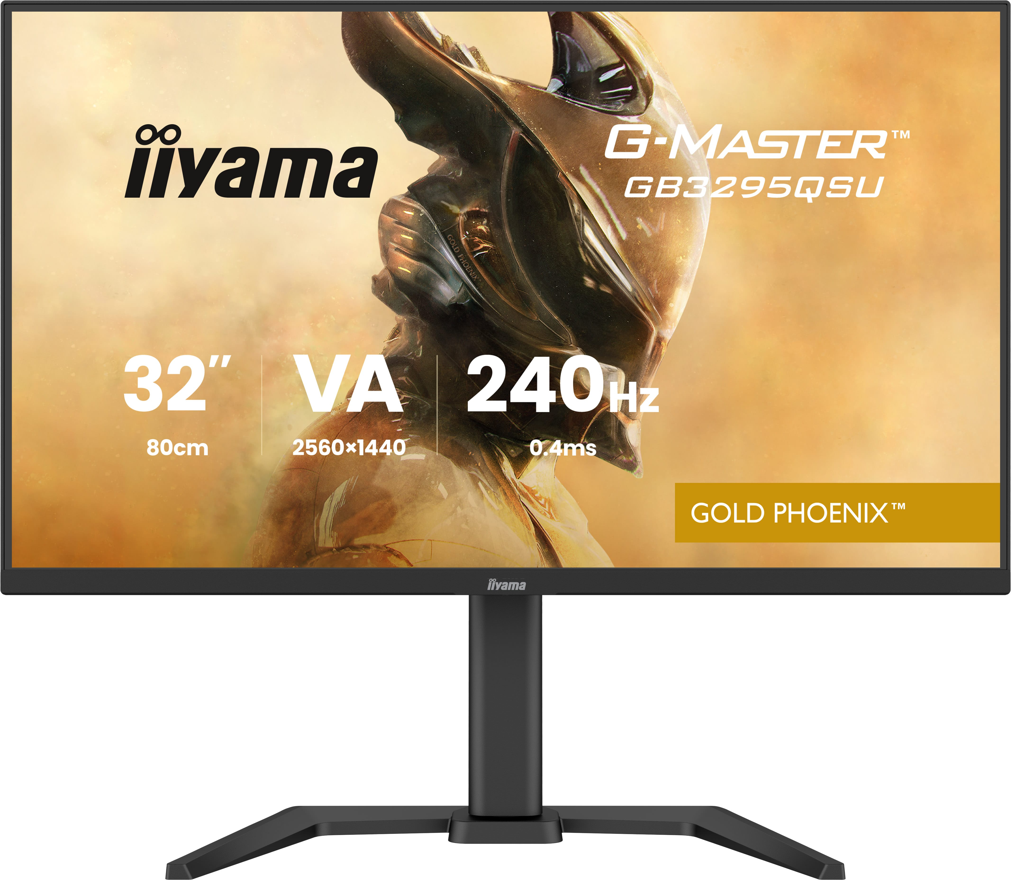 Iiyama G-MASTER Gold Phoenix GB3295QSU-B1 - LED-Monitor - Gaming - 80 cm (31.5")