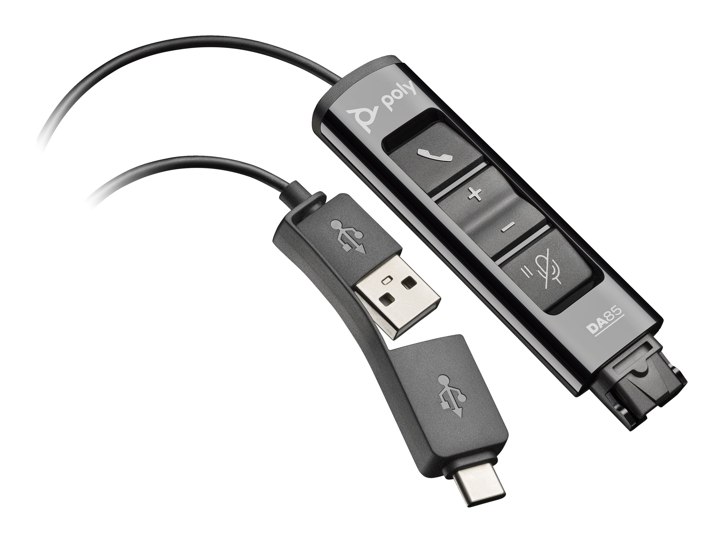 Poly HP Poly DA85 - Headset-Kabel - USB, USB-C männlich