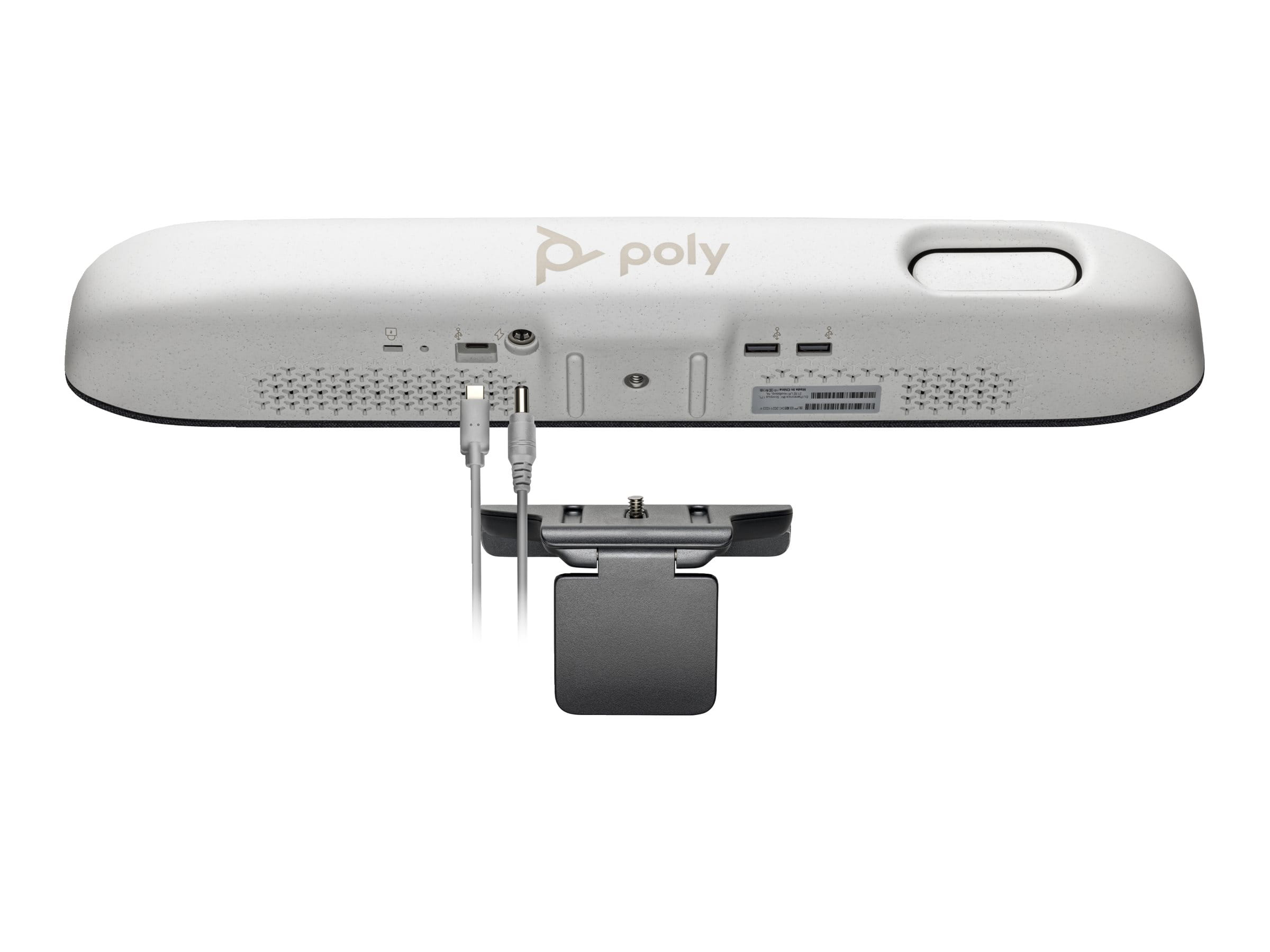 Poly Studio R30 No Radio - USB-Videoleiste - Zertifiziert für Microsoft Teams, Zoom Certified, Google Meet Certified