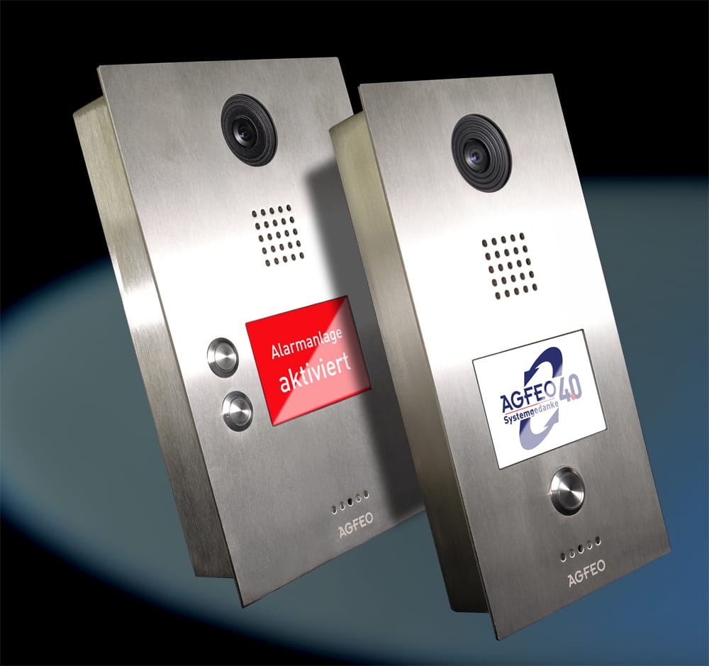 AGFEO IP-Video TFE 2, 8,89 cm (3.5"), TFT, 480 x 320 Pixel, 1280 x 720 Pixel, G.711, Edelstahl