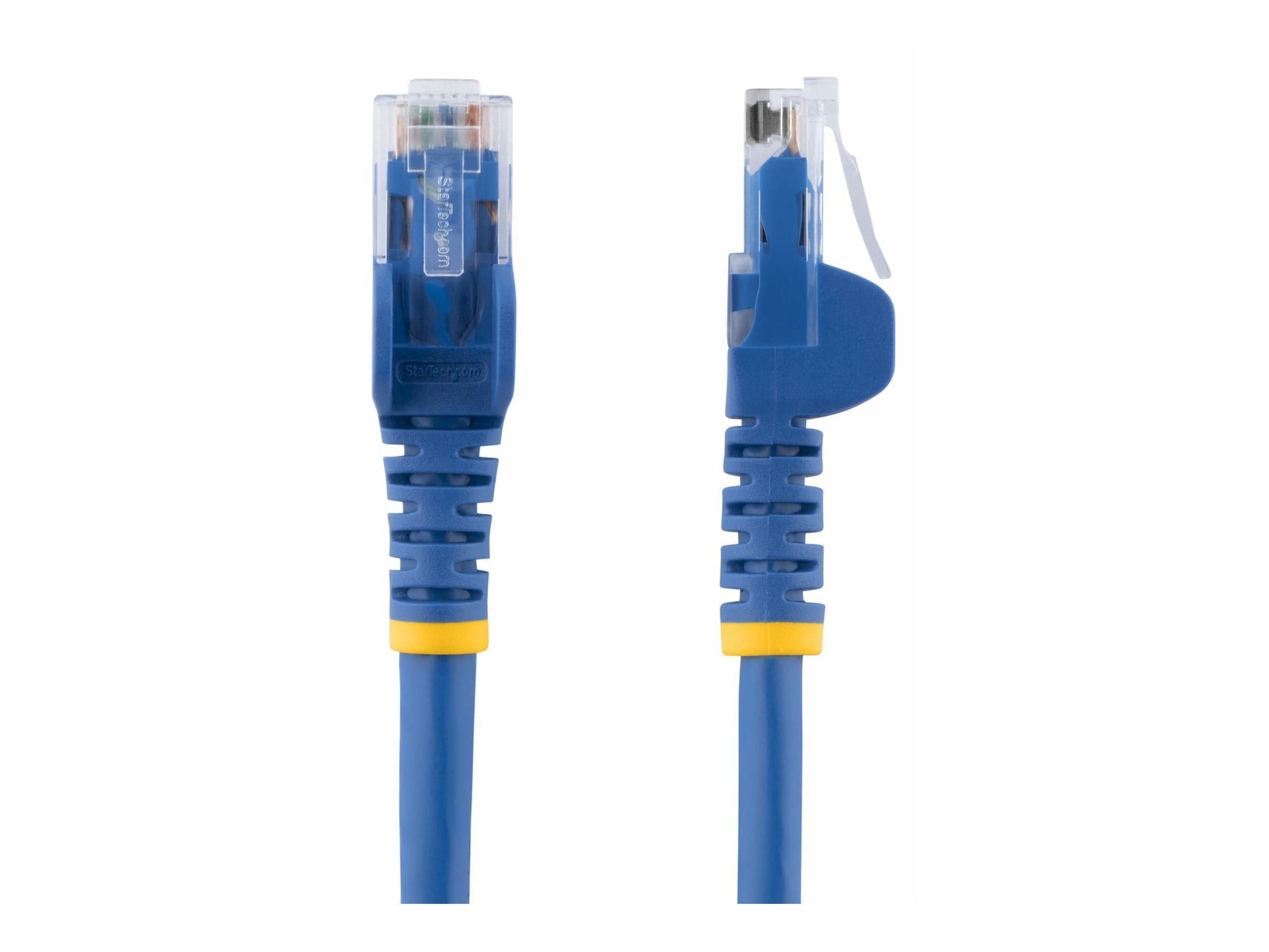 StarTech.com 7m CAT6 Ethernet Cable, 10 Gigabit Snagless RJ45 650MHz 100W PoE Patch Cord, CAT 6 10GbE UTP Network Cable w/Strain Relief, Blue, Wiring is UL Certified/TIA - Category 6 - 24AWG (N6PATC7MBL)