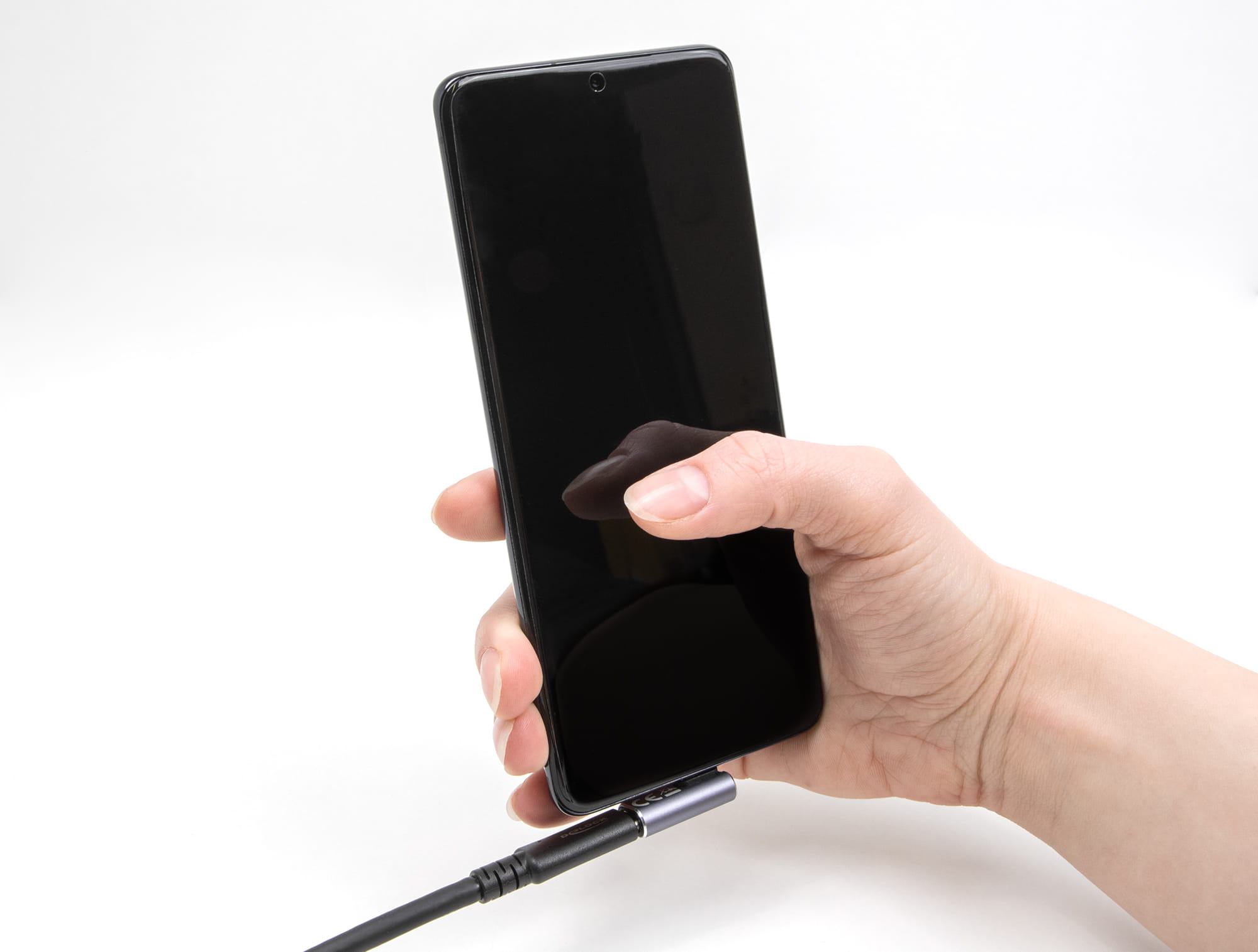 Delock USB-Adapter - 24 pin USB-C (M) links/rechts abgewinkelt zu 24 pin USB-C (W)