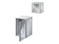 Rittal FlatBox - Gehäuse - geeignet für Wandmontage - RAL 7035 - 15U - 48.3 cm (19")