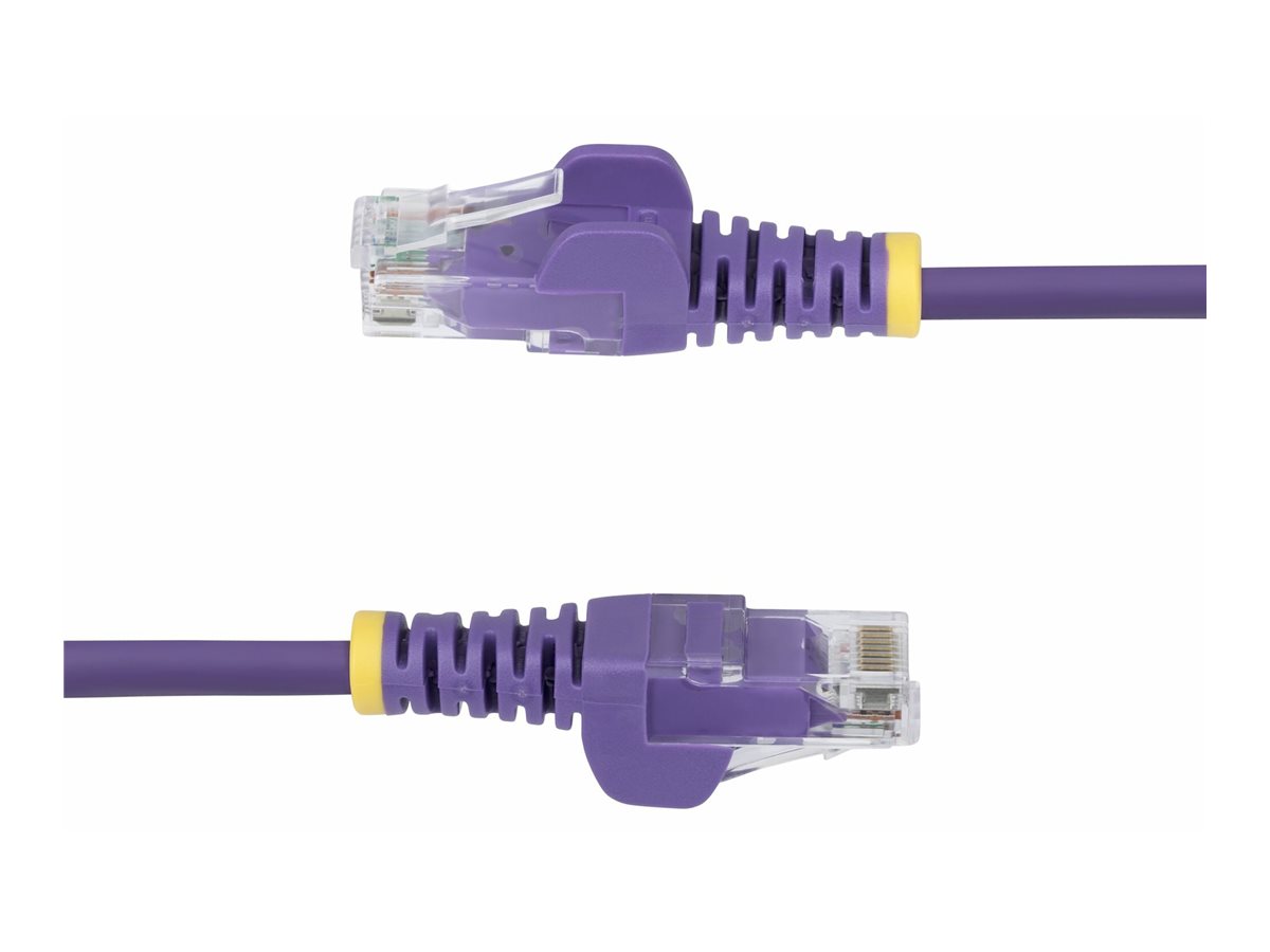 StarTech.com 50cm Purple Slim CAT6 Ethernet Cable, Snagless, 28AWG, LSZH - Patch-Kabel - RJ-45 (M)
