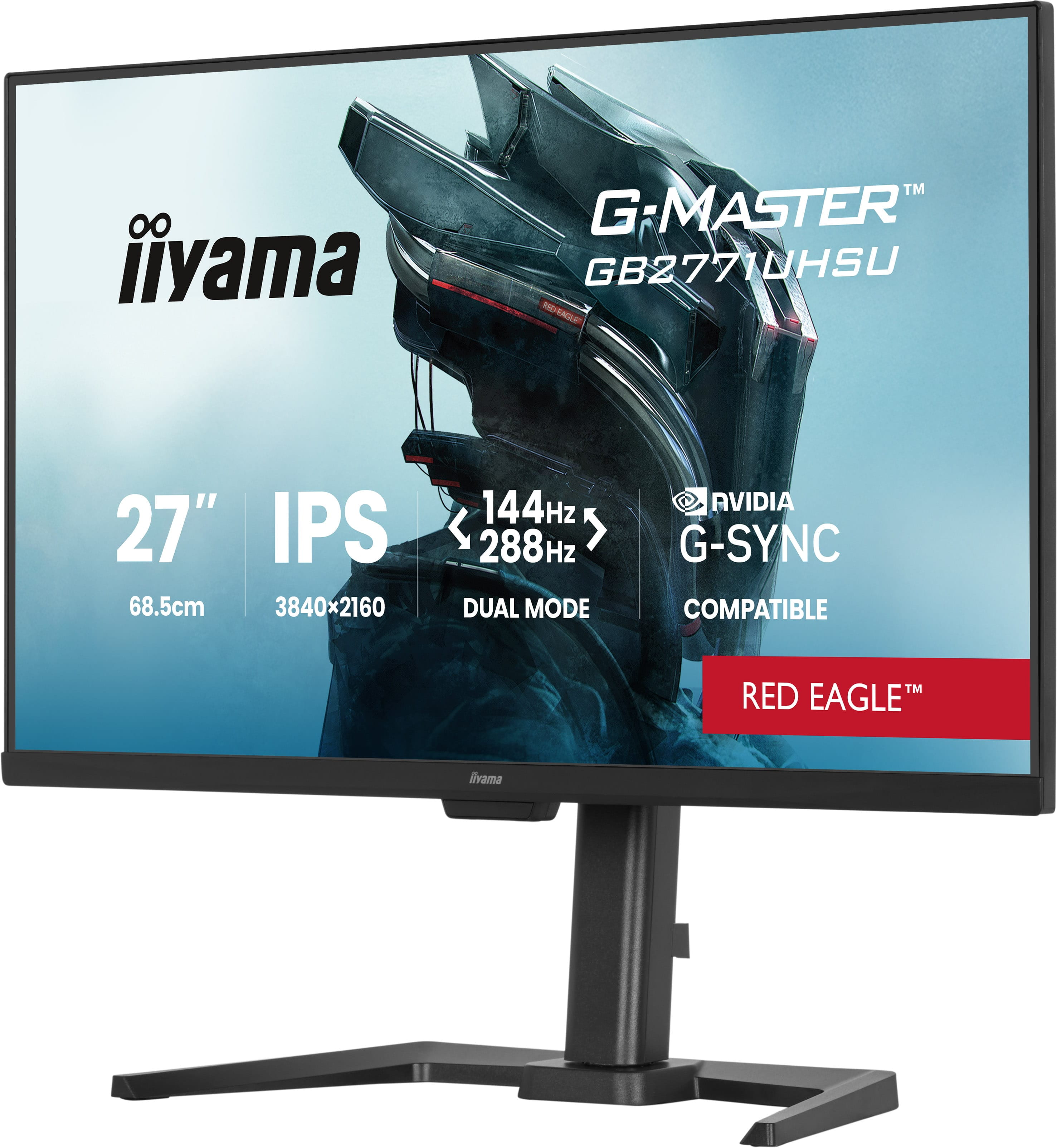 Iiyama G-MASTER Red Eagle GB2771UHSU-B1 - LED-Monitor - Gaming - 68.6 cm (27")