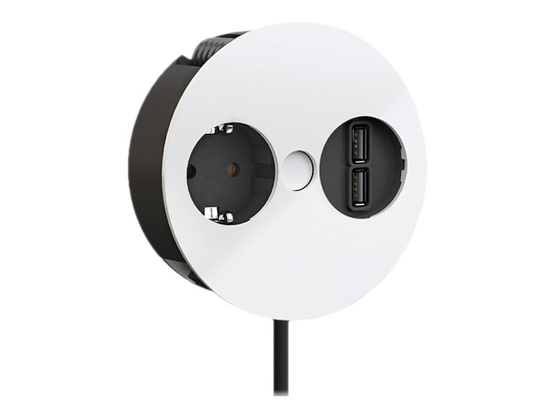 Bachmann Twist - Steckdosenleiste - Eingabe, Eingang power CEE 7/7 - Ausgangsanschlüsse: 1 (power CEE 7/3, 2 x USB)