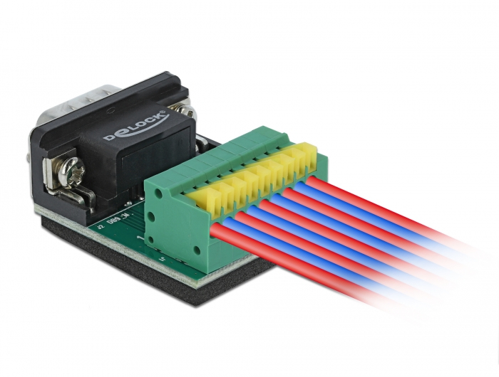 Delock Serieller Adapter - DB-9 (M) zu 9-poliger