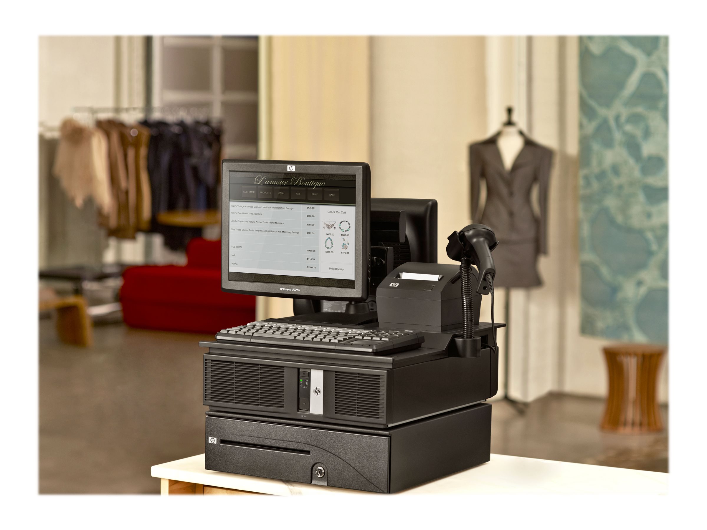 HP RP5 Retail System 5810 - DT - 1 x Pentium G3420 / 3.2 GHz