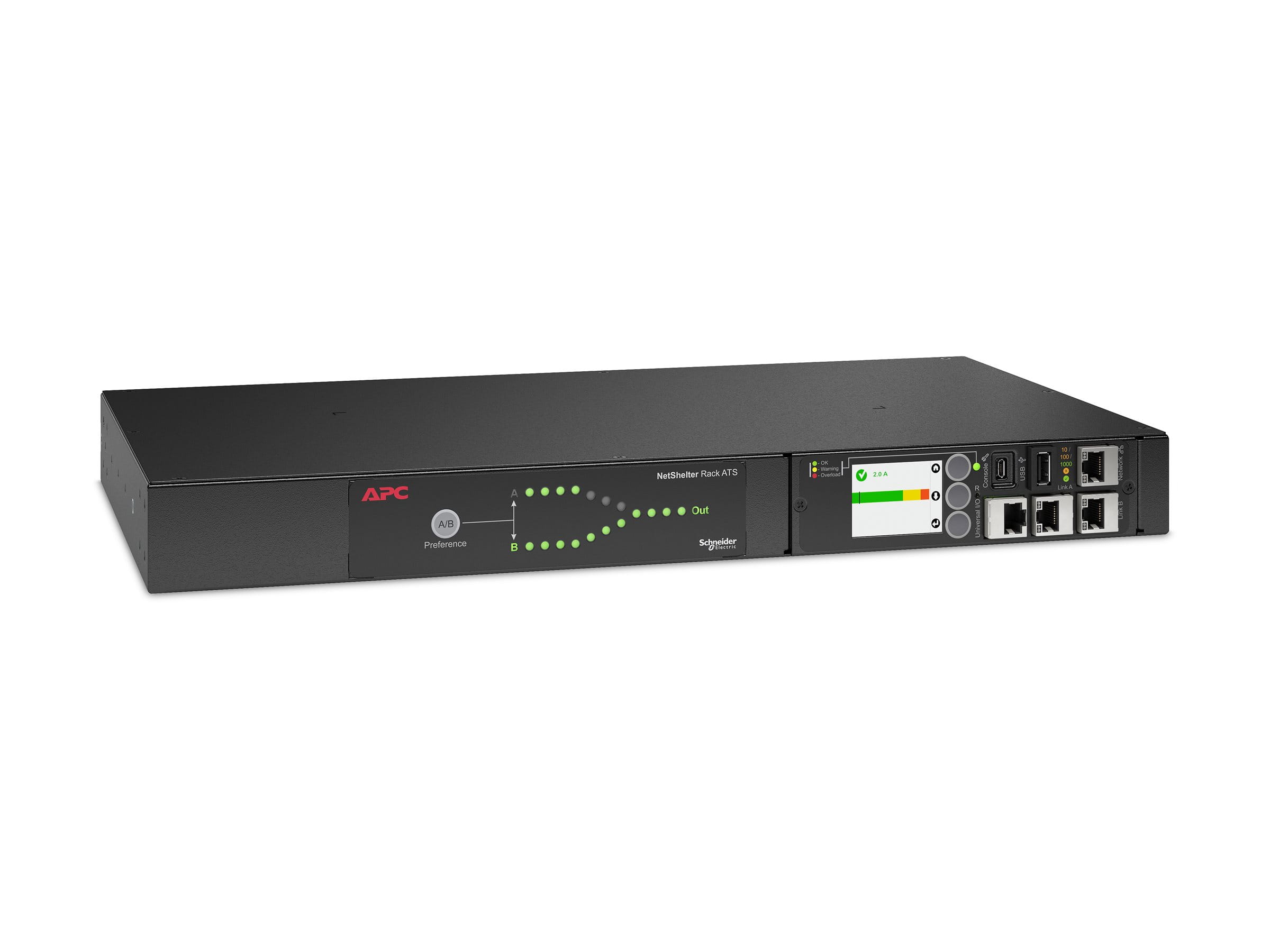 APC Automatisches Netzumschaltgerät (Rack -