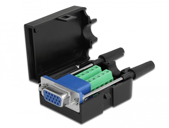 Delock VGA-Adapter - 15 pin D-Sub (DB-15) (W)