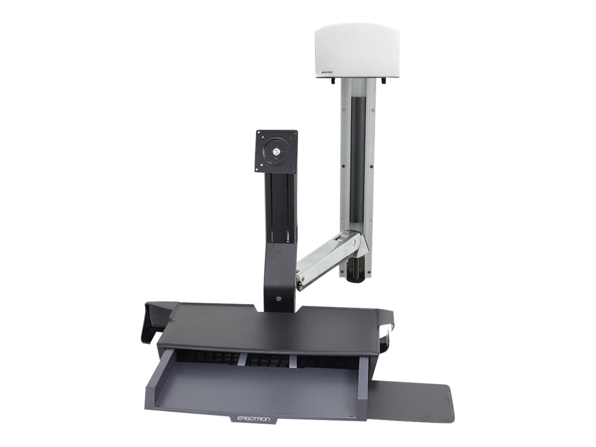 Ergotron Befestigungskit (CPU-Halter, 2 Schienenabdeckungen, 2 Kabelkanäle, Wandschienenhalterung, Maus-Shelf, Handgelenkkissen, VESA-Adapter, Tastatur-Tablett, einstellbarer Monitorarm, Wandschiene 34", Ablage für Barcode-Scanner und Maus) - für LCD- Ergotron Befestigungskit (CPU-Halter, 2 Schienenabdeckungen, 2 Kabelkanäle, Wandschienenhalterung, Maus-Shelf, Handgelenkkissen, VESA-Adapter, Tastatur-Tablett, einstellbarer Monitorarm, Wandschiene 34", Ablage für Barcode-Scanner und Maus) - für LCD-