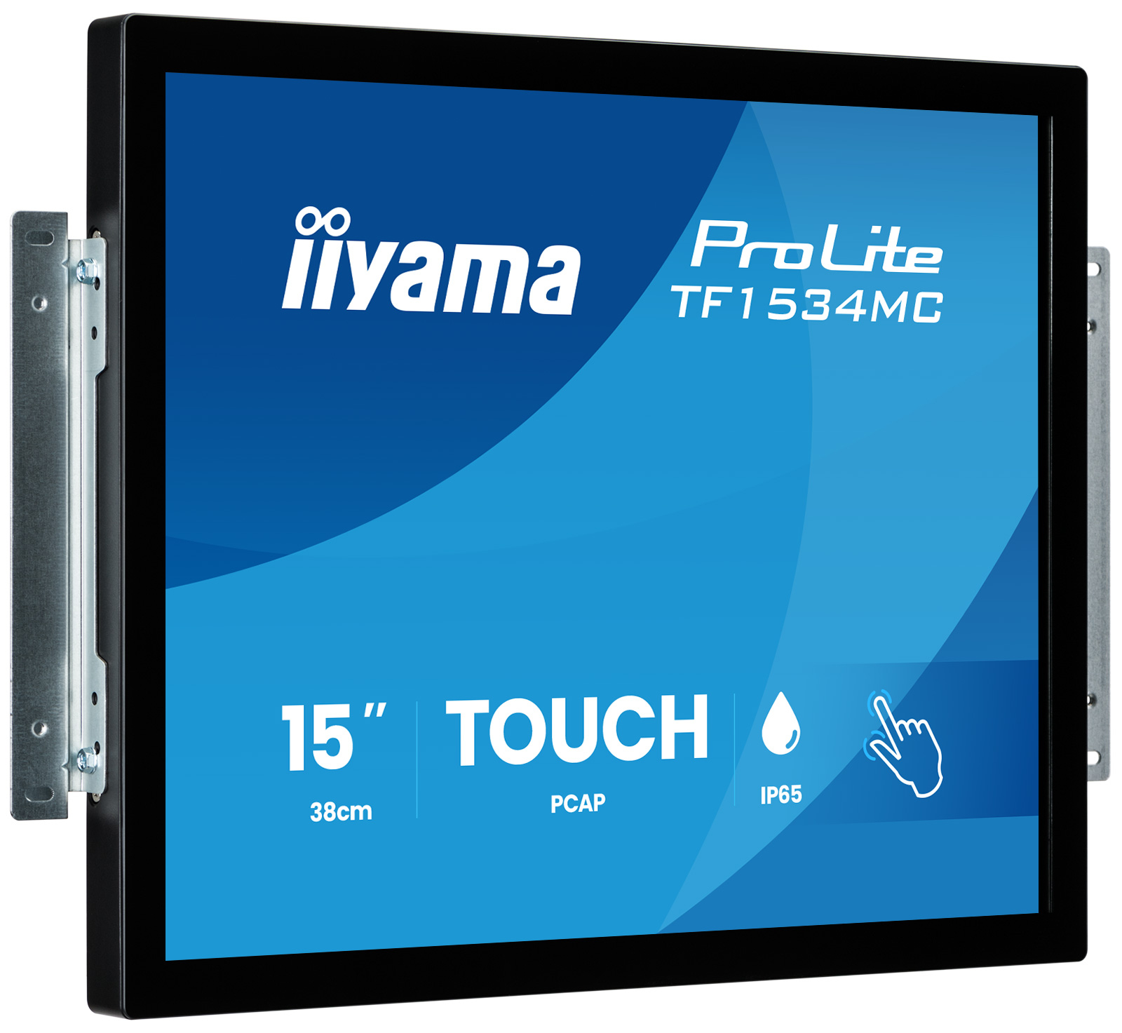 Iiyama ProLite TF1534MC-B8X, 38,1 cm (15"), 1024 x 768 Pixel, XGA, LED, 8 ms, Schwarz