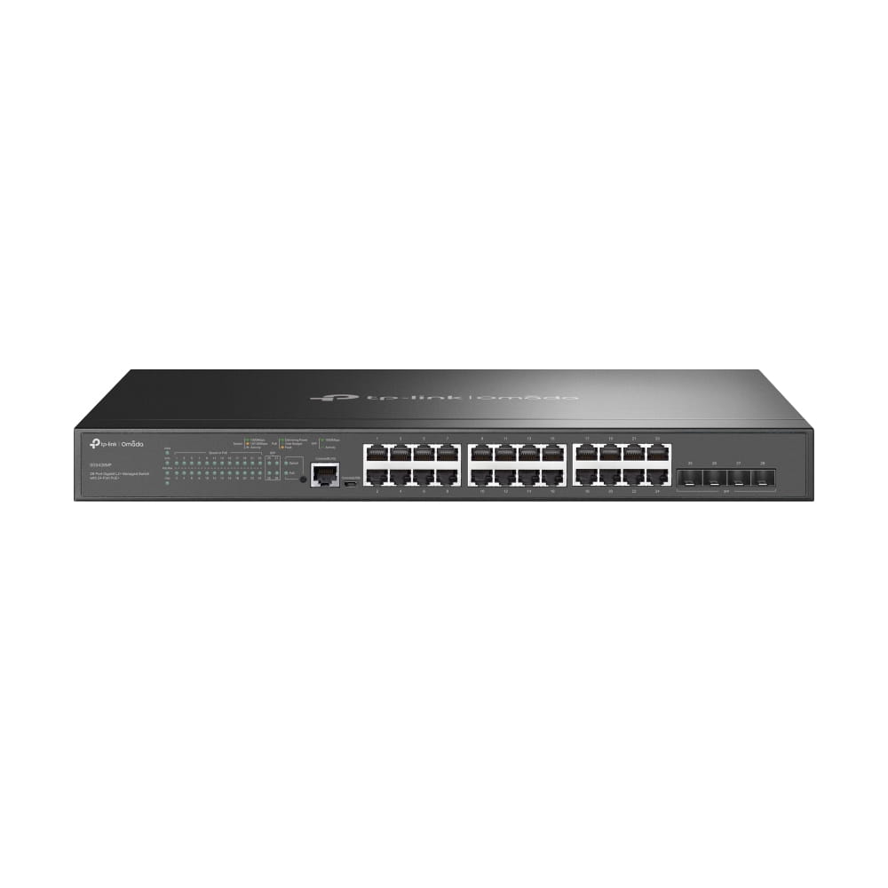 TP-LINK Omada TL-SG3428MP - Switch - managed - 24 x 10/100/1000 (PoE+)