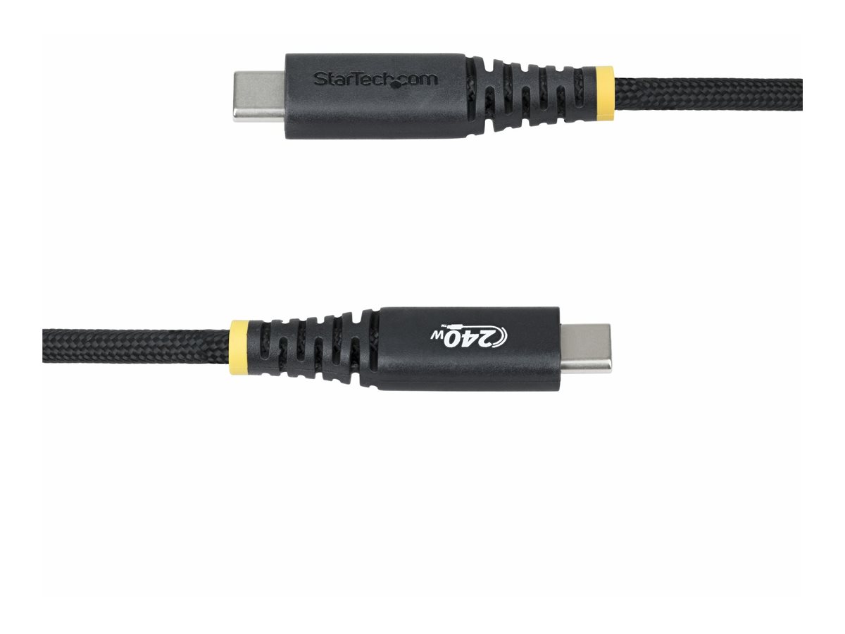StarTech.com 1m USB-C Charging Cable, 240W, Silicone Jacket w/Braid - USB-Kabel - USB-C (M)