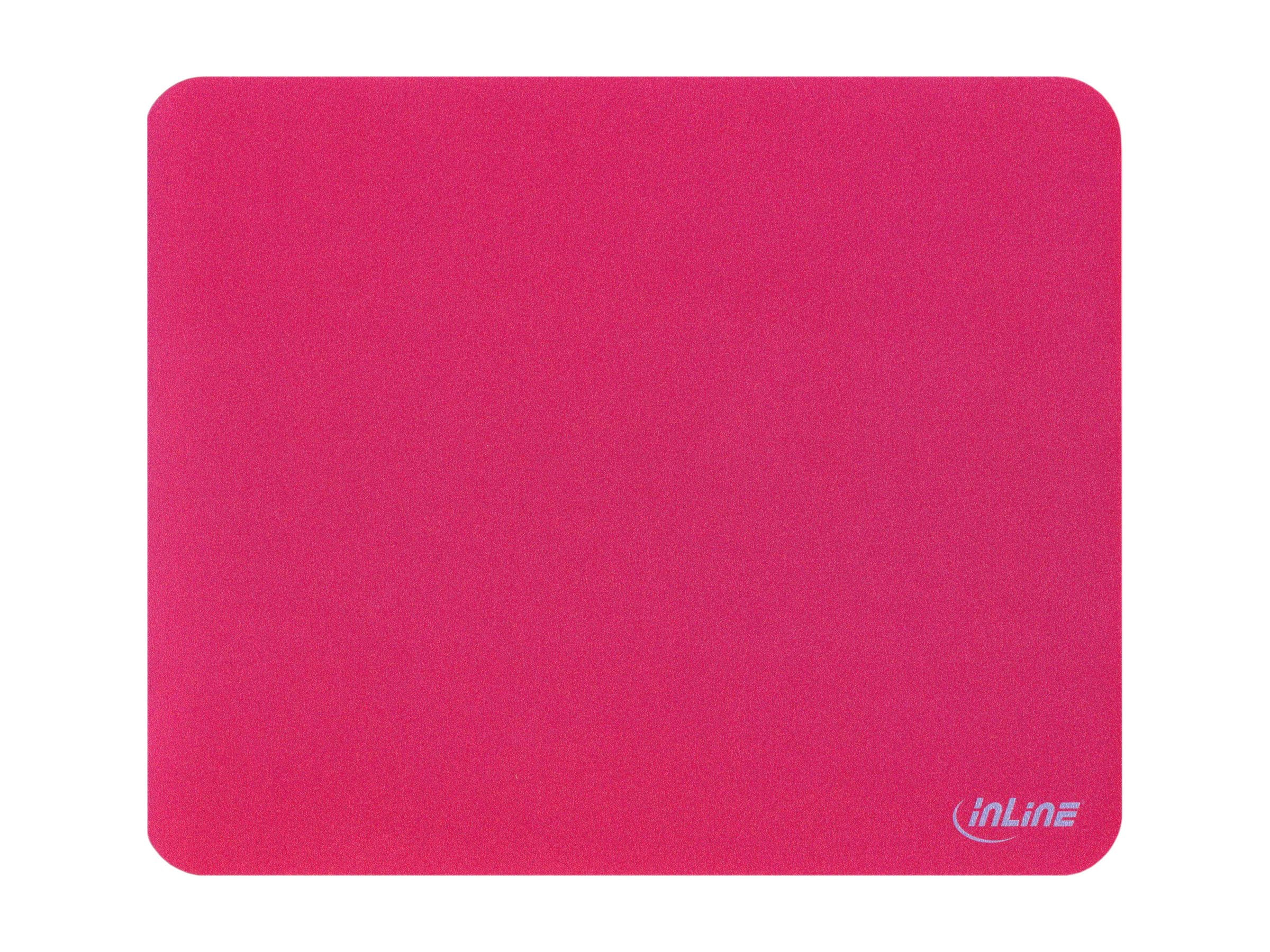 InLine Maus-Pad Laser - ultradünn - 220x180x0,4mm - rot