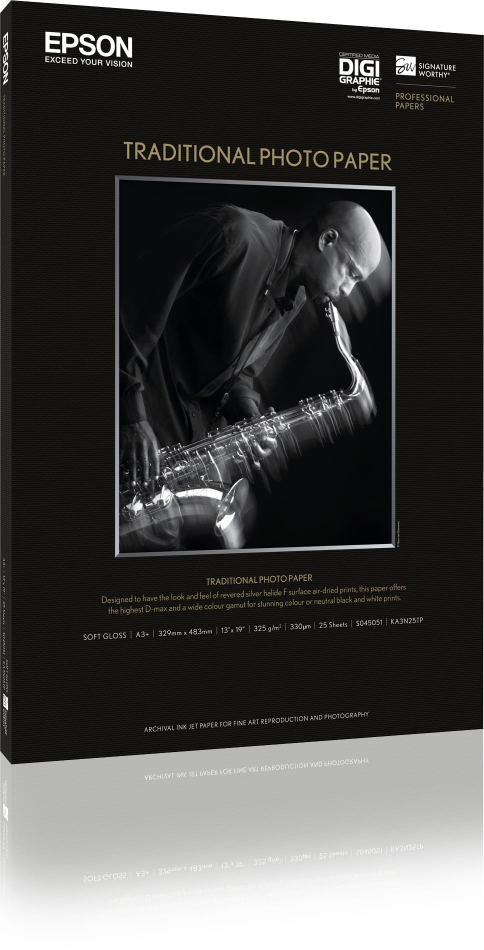 Epson Traditional Photo Paper - A2 (420 x 594 mm)