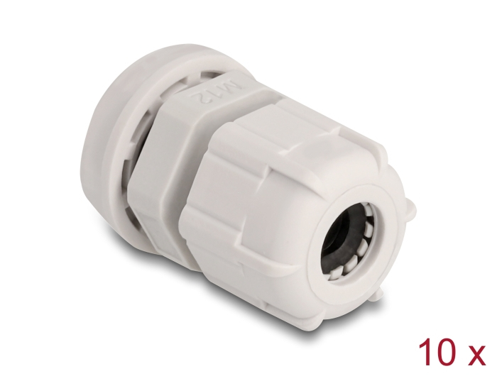 Delock Cable gland (M12) - Grau (Packung mit
