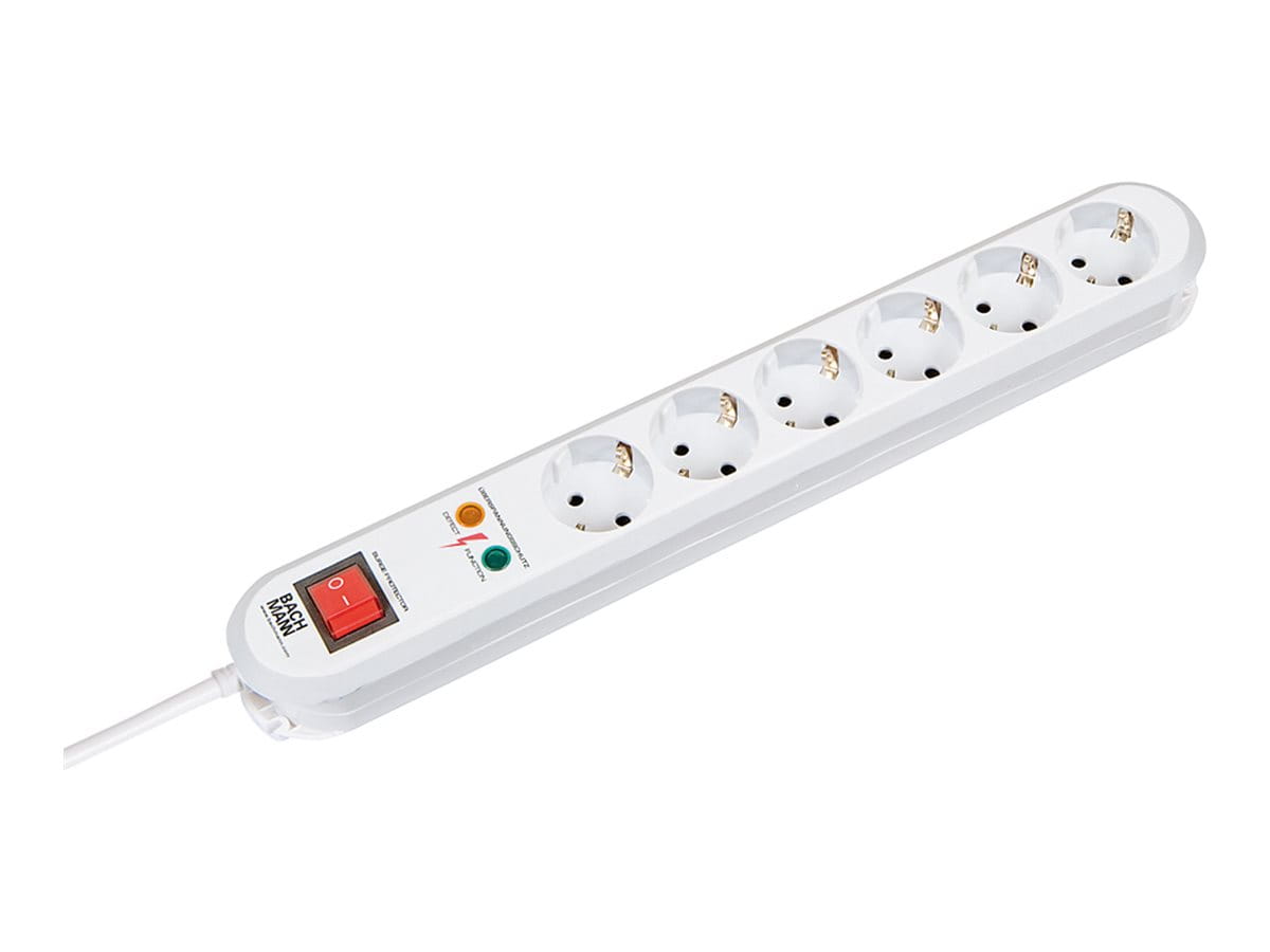 Bachmann SMART - Steckdosenleiste - Wechselstrom 230 V - Ausgangsanschlüsse: 6 (power CEE 7/7)