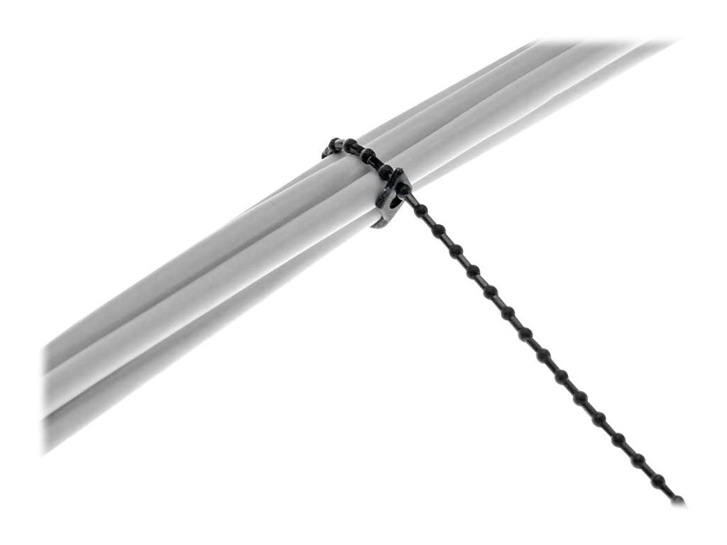 InLine Kabelbinder Kugelbinder schwarz - Länge 100mm - 100 Stück