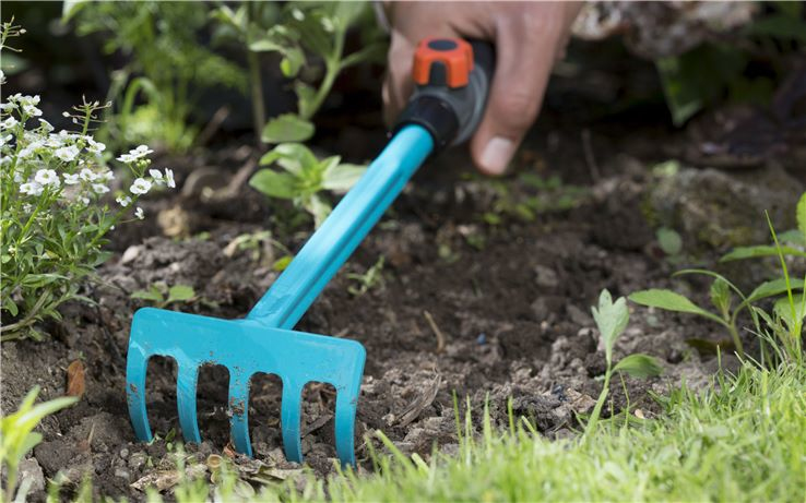 Gardena 08925-20, Handrechen, Stahl, Duroplast, Schwarz, Orange, 1 Stück(e), 85 mm