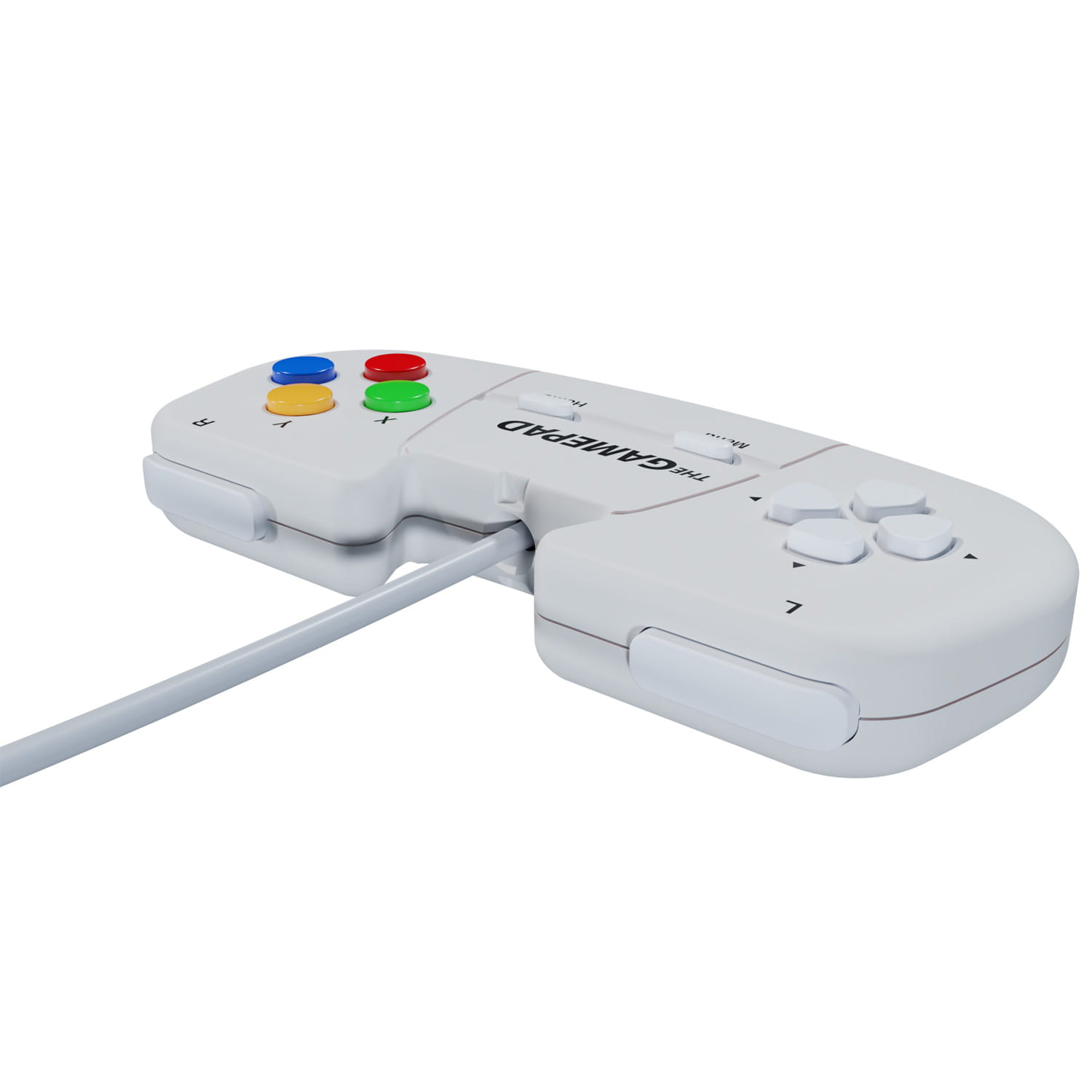 Retro Games The Gamepad White, Gamepad, MAC, PC, ZX Spectrum, D-Pad, Menü-Taste, Home button, Digital, Kabelgebunden, USB 2.0