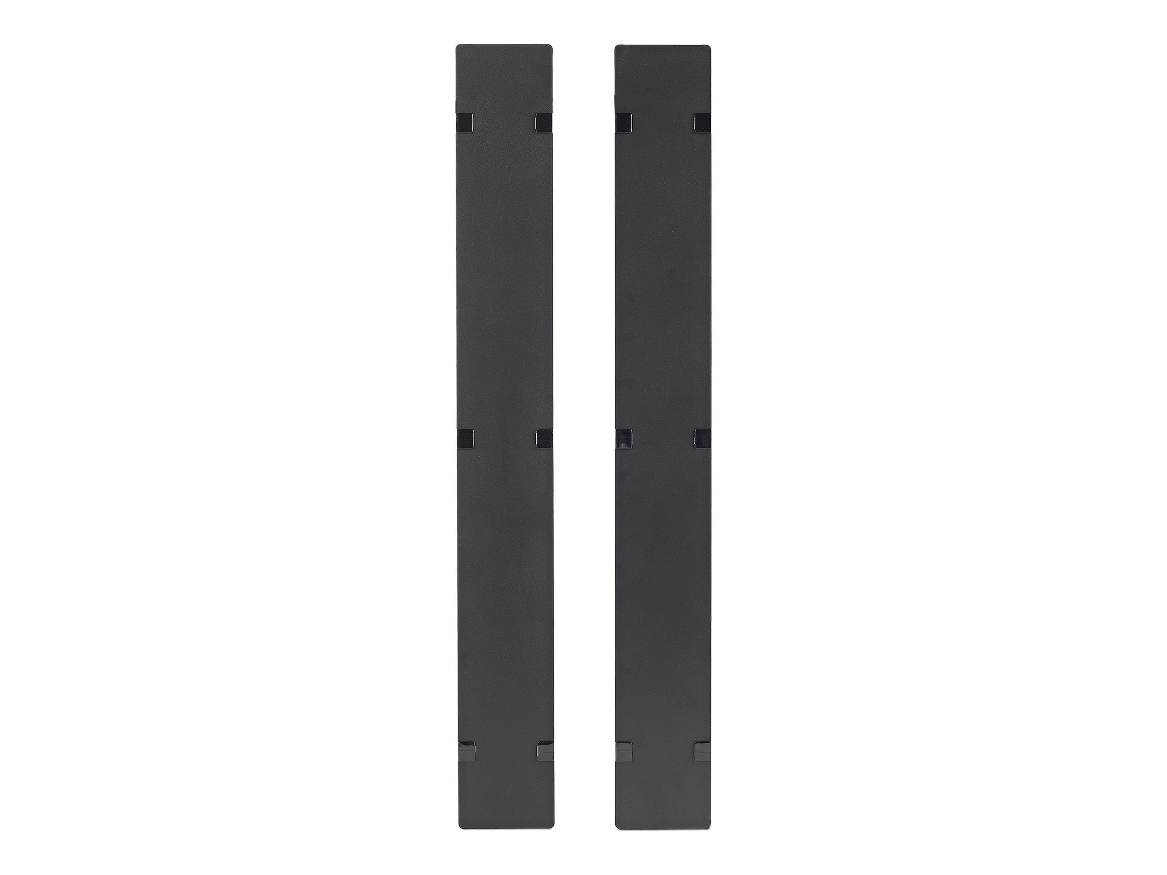 APC Rack-Kabelführungskonsolen-Abdeckung - Schwarz - 42HE - TAA-konform (Packung mit 2)
