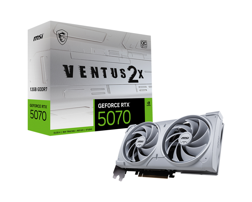 MSI GeForce RTX 5070 12G VENTUS 2X OC - Grafikkarten