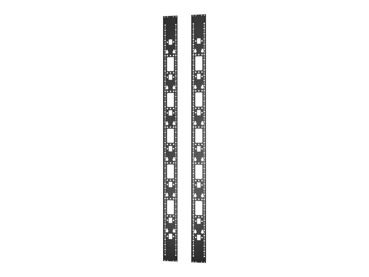 APC Easy Rack - Rack-Zubehörkanal (vertikal) - Schwarz - 48U (Packung mit 2)