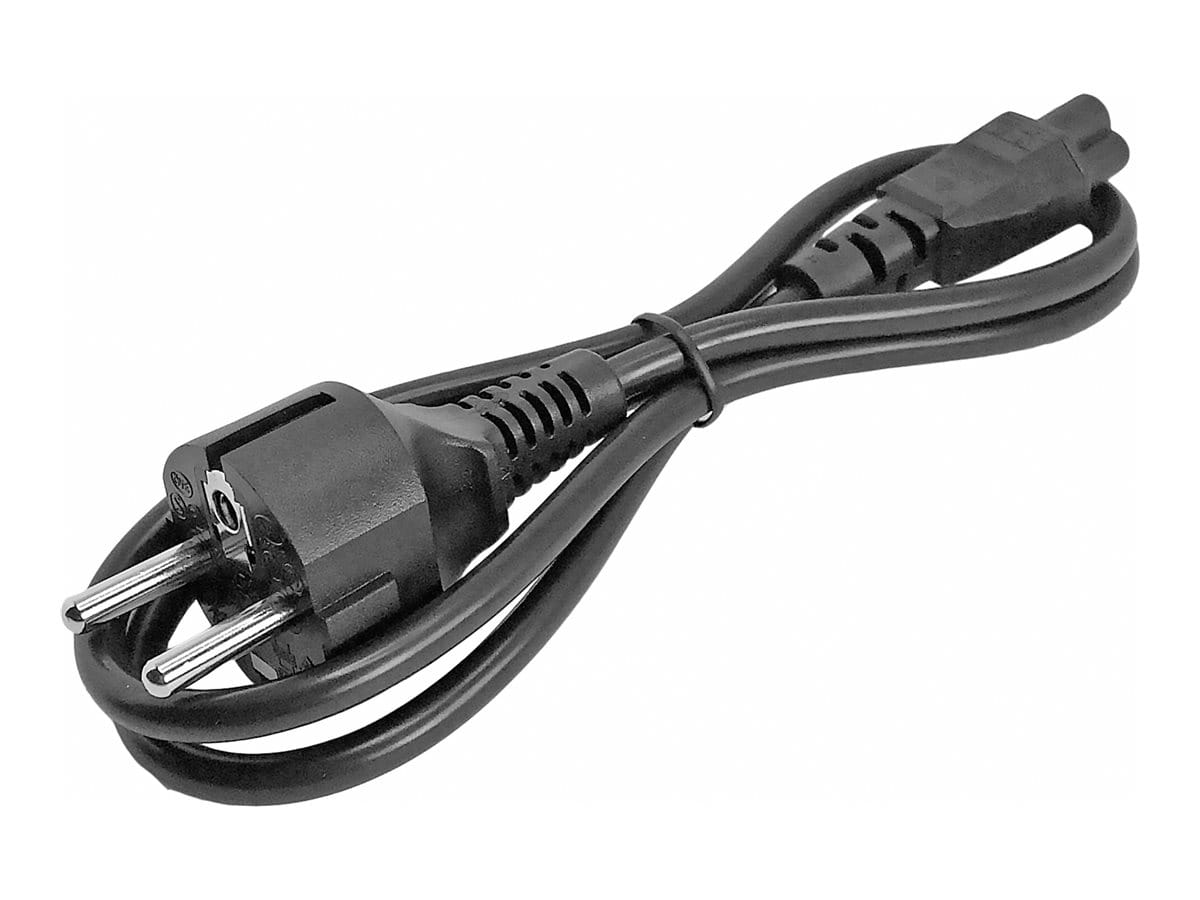 StarTech.com 3 m Laptop Stromkabel, EU Schuko auf C5 Stecker, 2.5A 250V - Stromkabel - power CEE 7/7 (S)