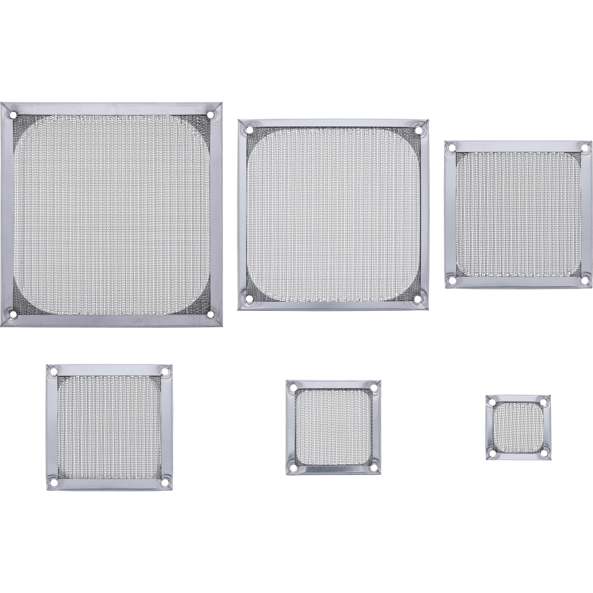 InLine Lüftergitter - Aluminium Filter - 60x60mm