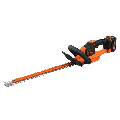 Black & Decker BCHTS3625L1, 55 cm, Doppelte Klinge, Schwarz, Orange, 2,2 cm, 2,5 m/s², 77 dB
