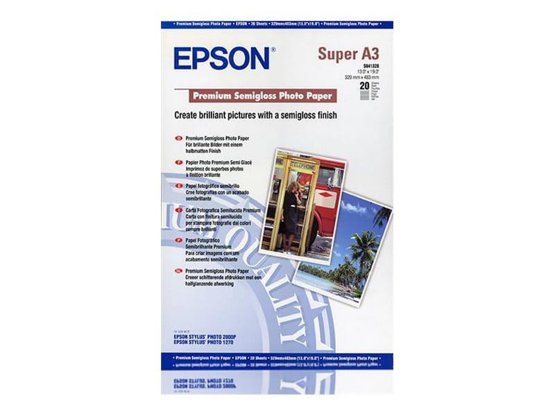 Epson Premium - Halbglänzend - Super A3/B (330 x 483 mm)