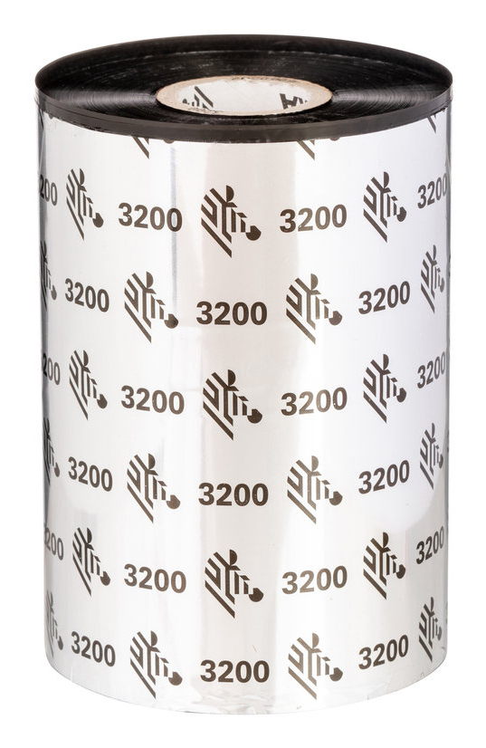 Zebra 3200 Wax/Resin - Schwarz - 110 mm x 300 m