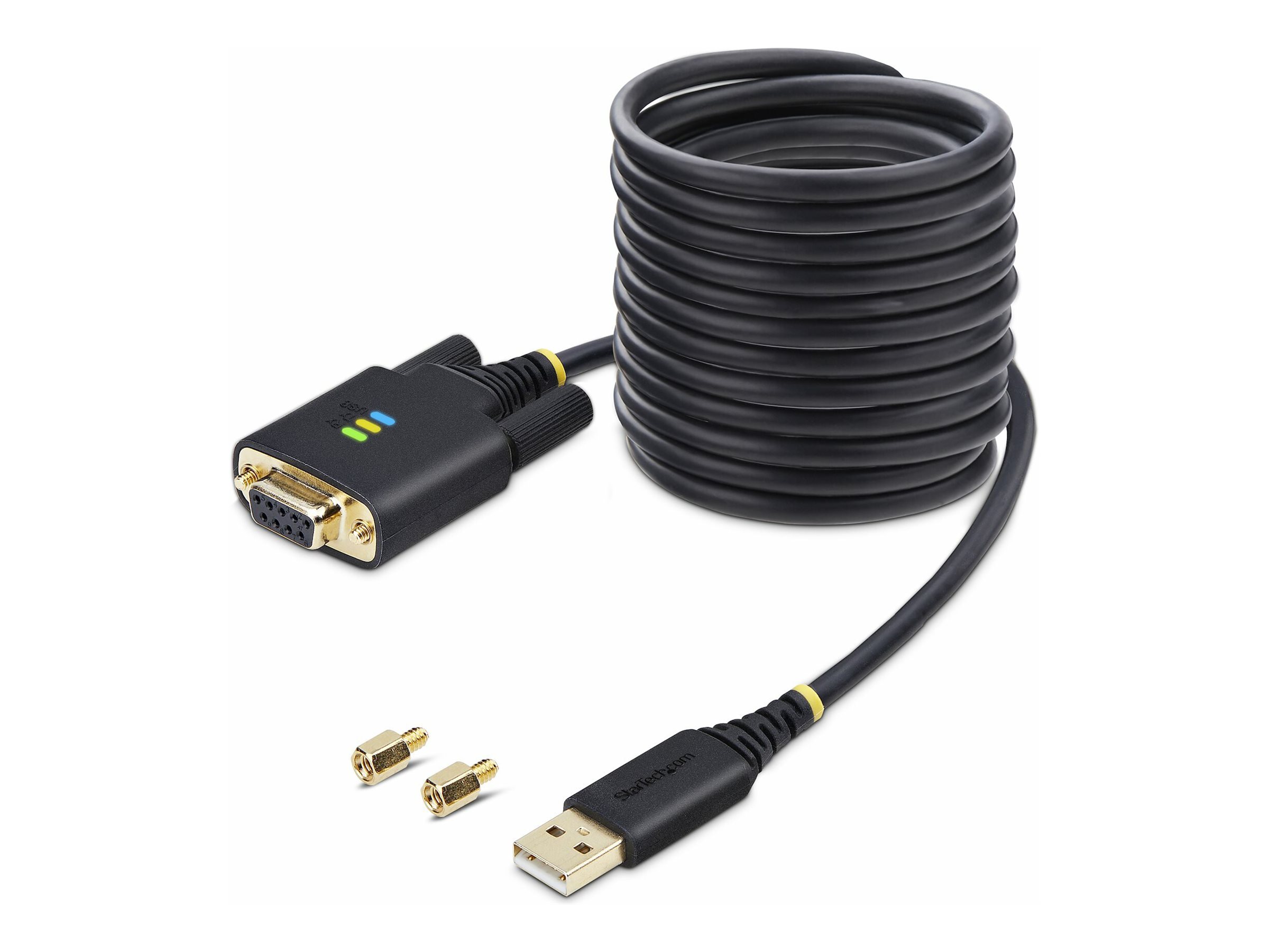 StarTech.com 3m USB Null Modem Kabel, FTDI, USB-A zu RS232 Adapter - Kabel USB / seriell - USB (M)